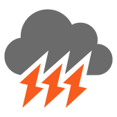 orage violent